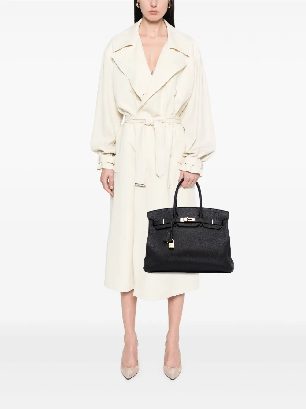 Hermès Pre-Owned 2013 Togo Birkin Retourne 35 handbag | Pre-Owned | Image 2