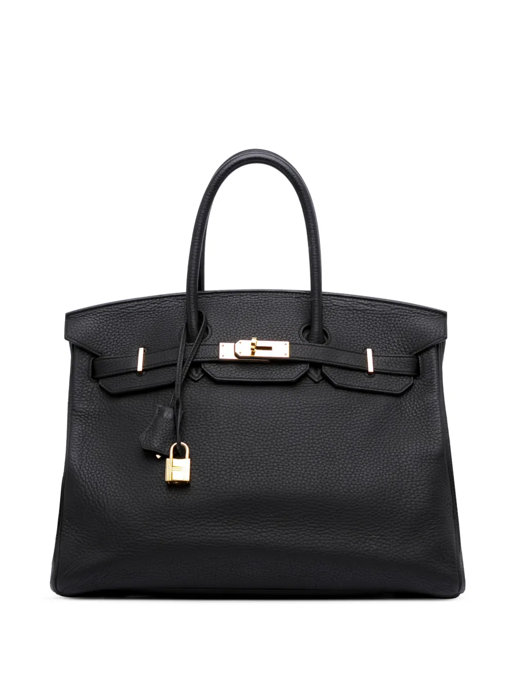 Hermès Pre-Owned 2013 Togo Birkin Retourne 35 handbag | Black | Image 1