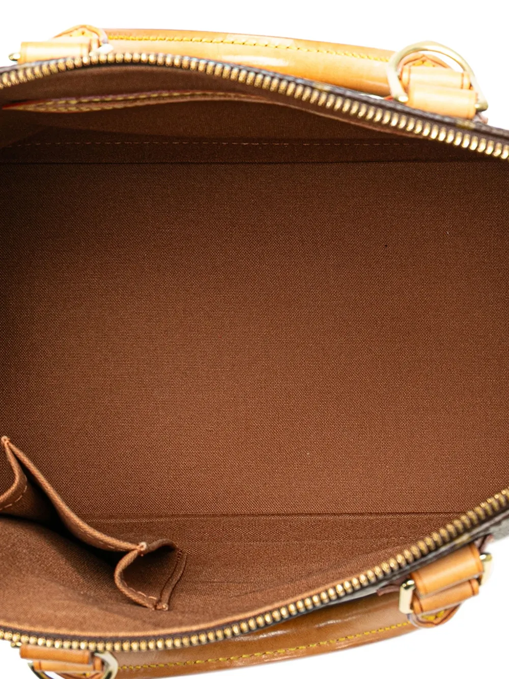 Pre-owned Louis Vuitton 2004 Monogram Alma Pm Handbag In Brown