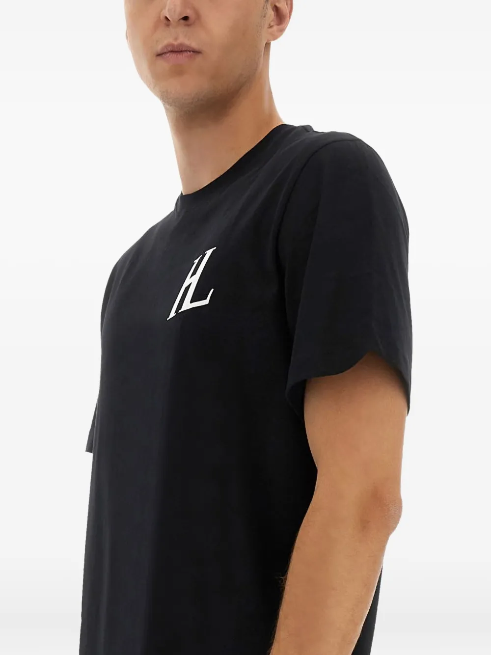 Helmut Lang logo-detail cotton T-shirt Zwart
