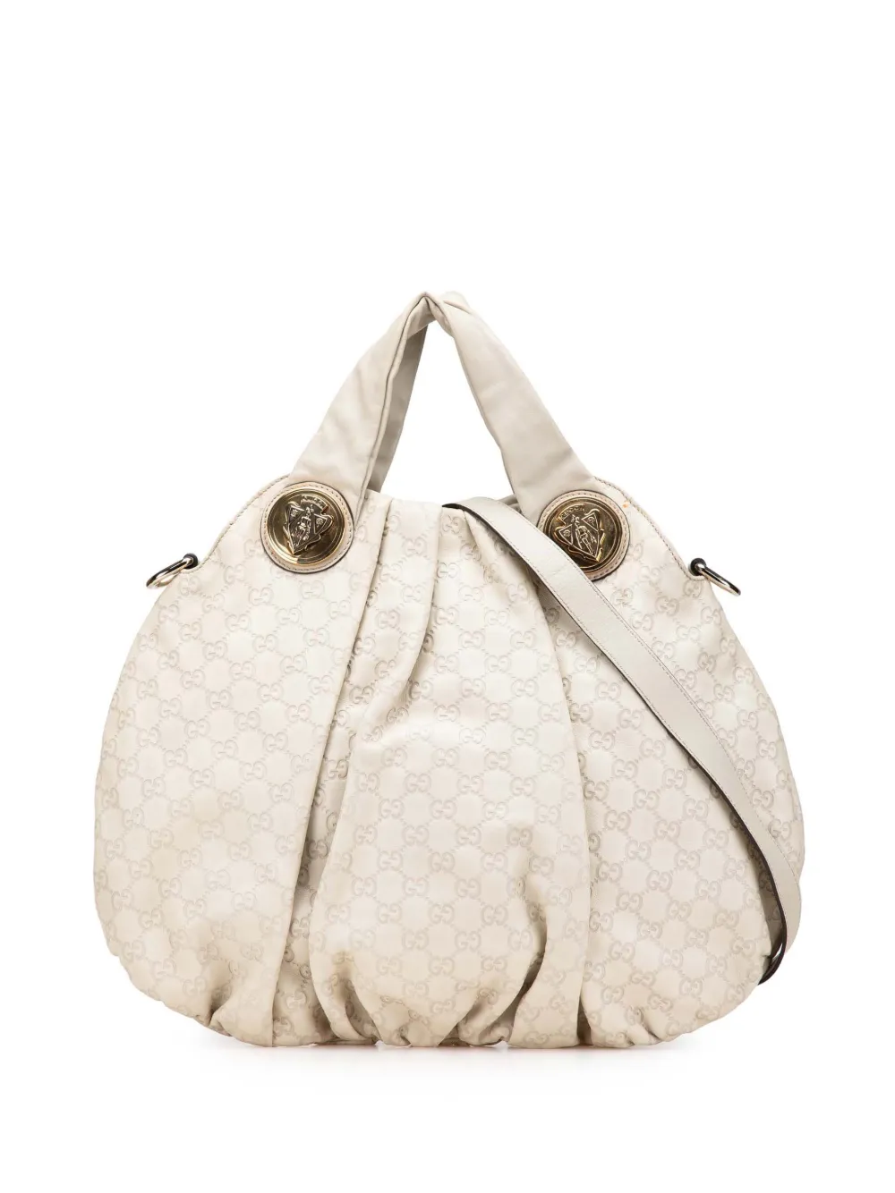 【美品】GUCCI ヒステリア シマレザー ハンドバッグ ロゴ金具 アイボリー 美品】GUCCI ヒステリア シマレザー ハンドバッグ ロゴ金具
