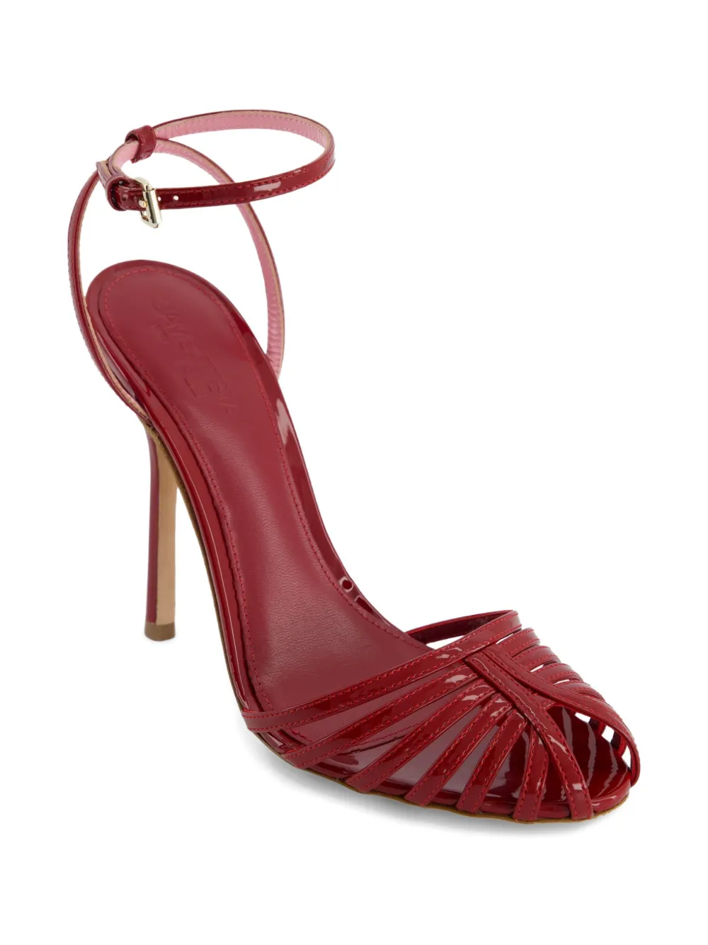 Giambattista Valli 110mm leather sandals Red