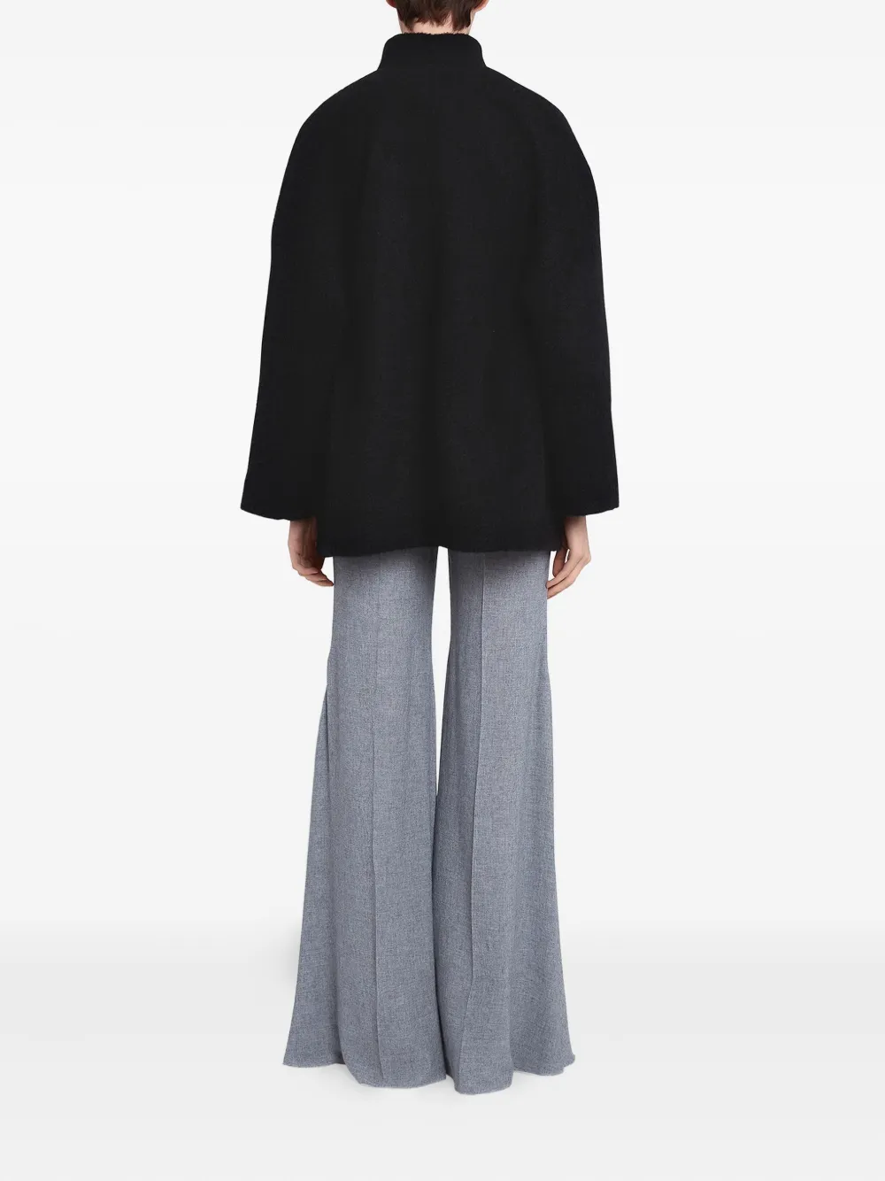Giambattista Valli Jas met opgestikte zak en strikdetail Zwart