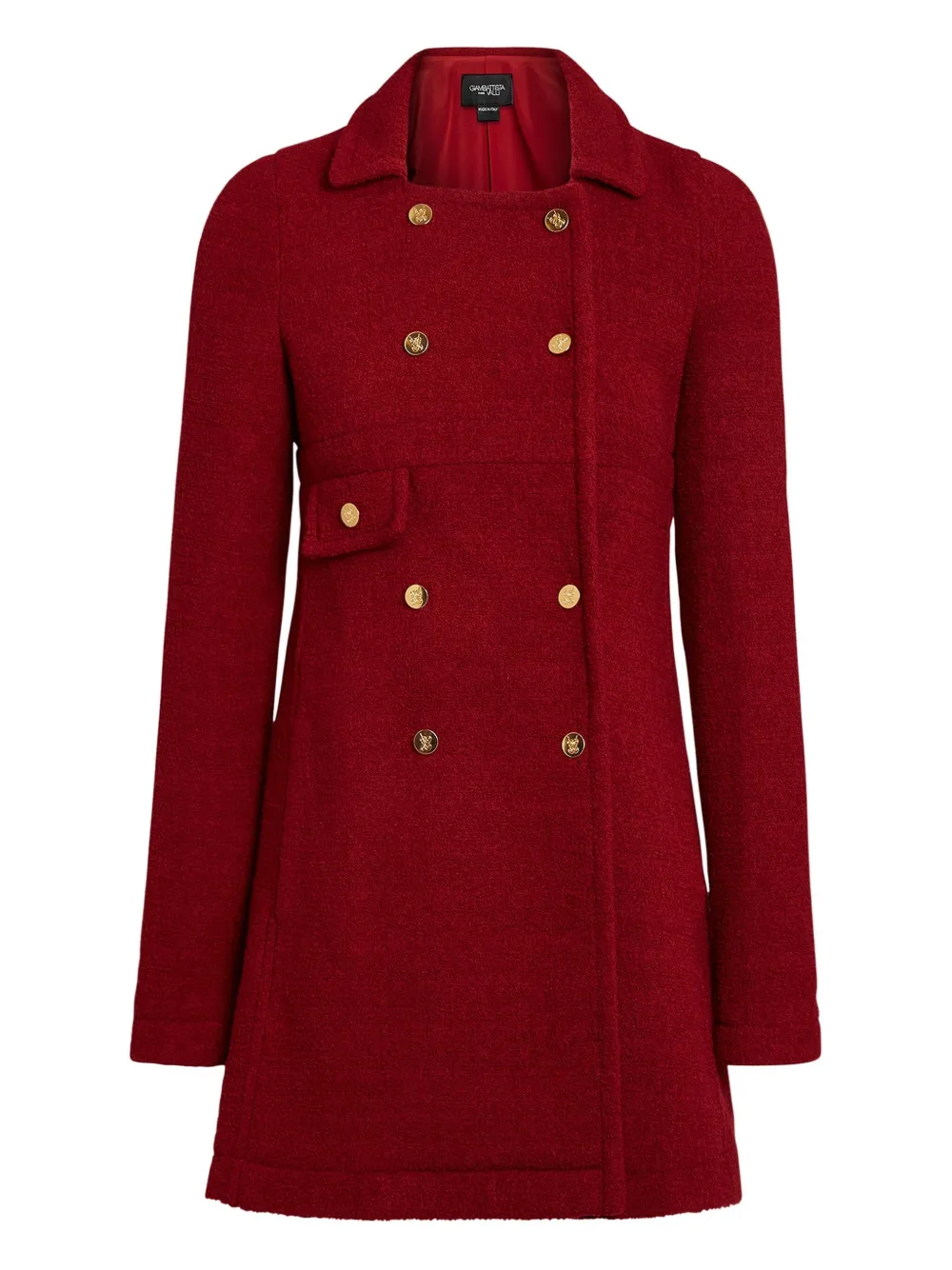 Giambattista Valli double-breasted coat | Red | Image 1