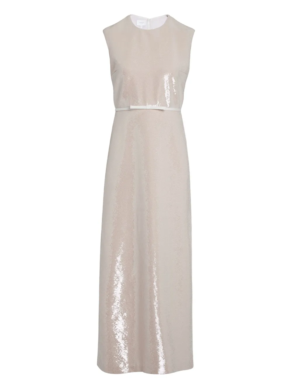 Giambattista Valli Sequin Midi Dress In Neutral