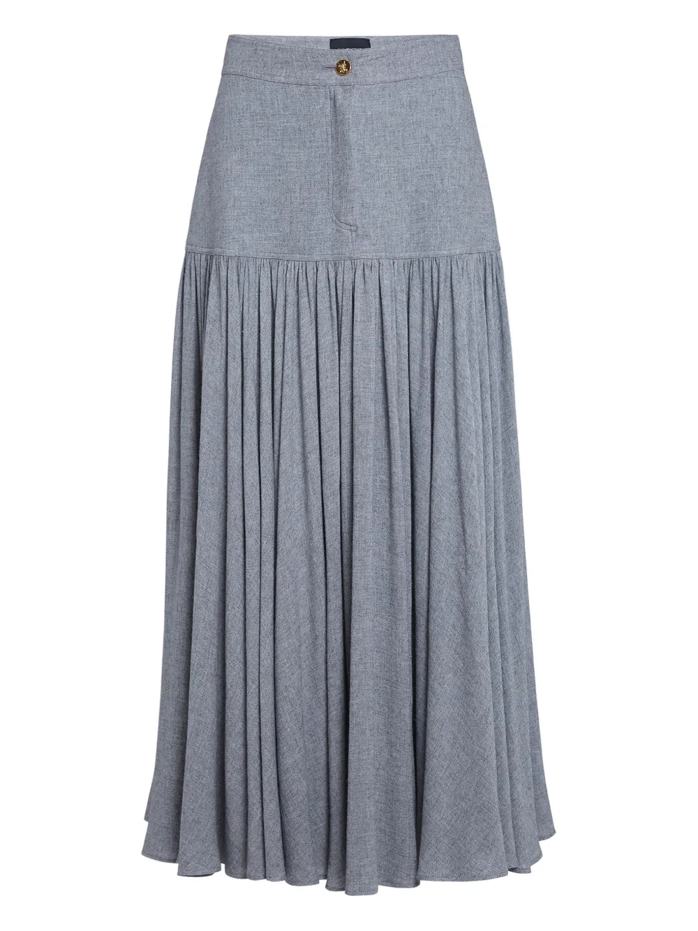 Giambattista Valli Maxi-plooirok Grijs
