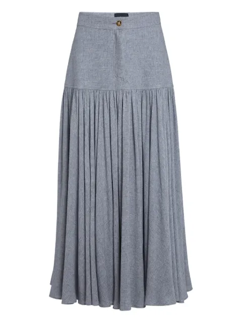 Giambattista Valli pleated maxi skirt