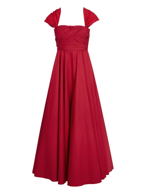 Giambattista Valli draped-shoulder maxi dress