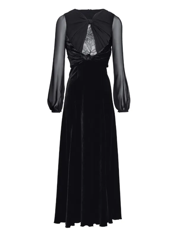 Giambattista Valli lace-insert Dress | Black | FARFETCH
