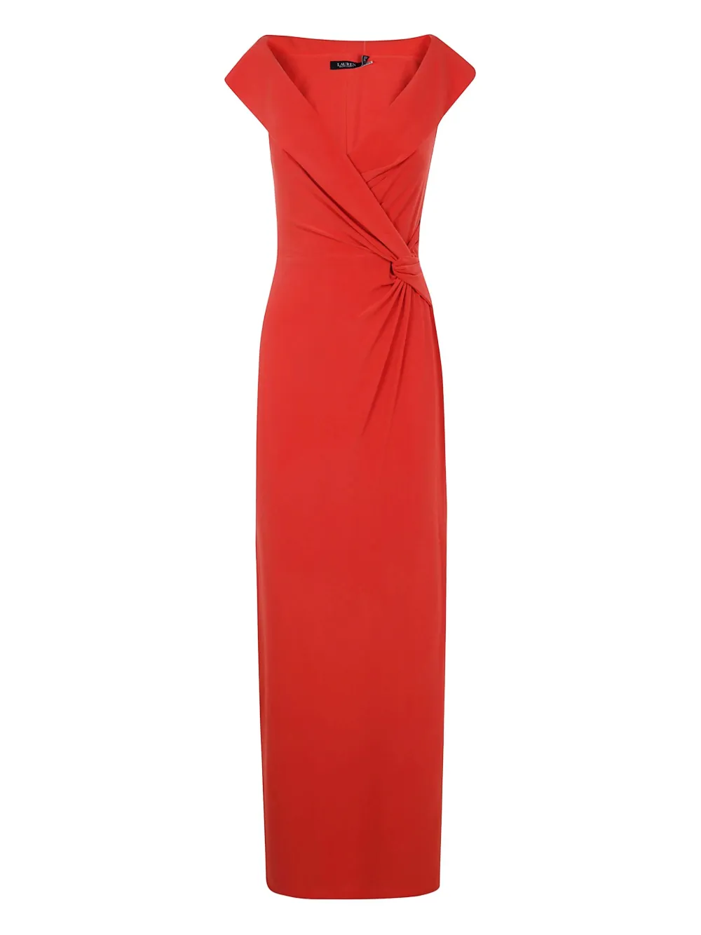Lauren Ralph Lauren Maxi-jurk met geknoopt detail Rood