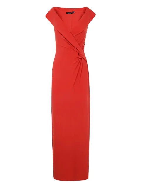 Lauren Ralph Lauren knot-detail maxi dress