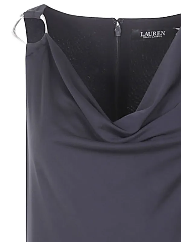 jersey swing midi dress Blue Ditsy Print Jersey V-Neck Swing Midi Dress main image 0