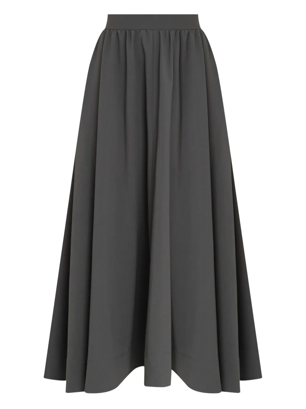Gloria Coelho Gonna midi plissettata svasata - Grigio
