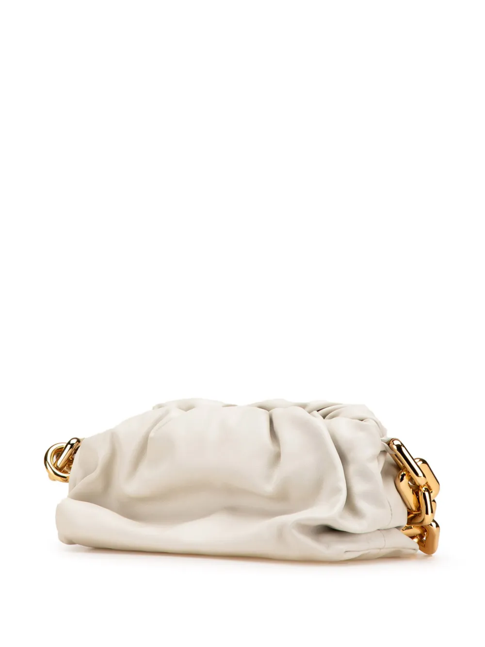 Pre-owned Bottega Veneta 2012-2025 Lambskin Chain Pouch Shoulder Bag