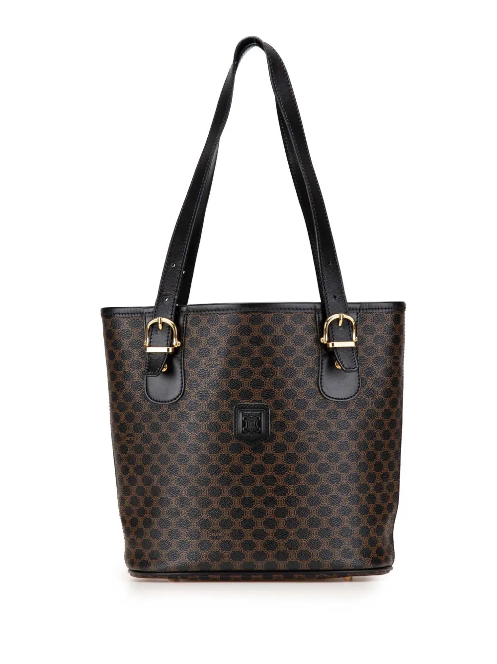 Céline Pre-Owned bolso shopper Macadam revestido 1998 | negro | Image 1