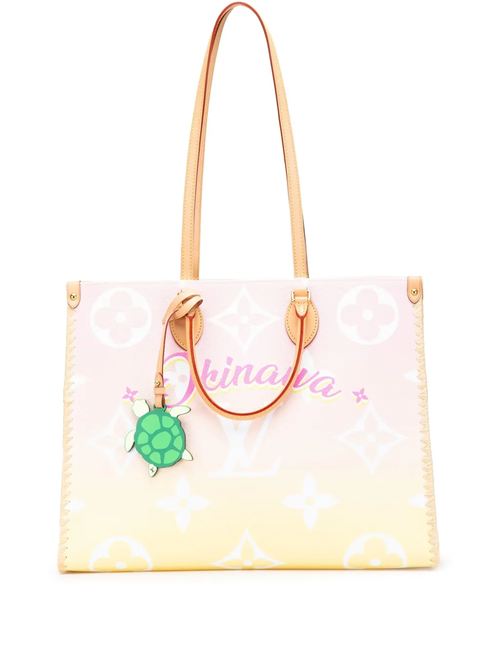 Louis Vuitton Pre-Owned 2021 Monogram Giant By The Pool Okinawa OnTheGo GM satchel | Pink | Image 1