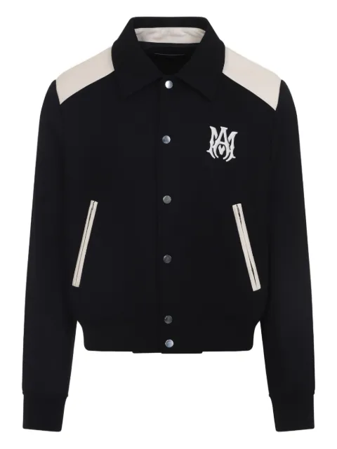 AMIRI Jaqueta college com logo bordado