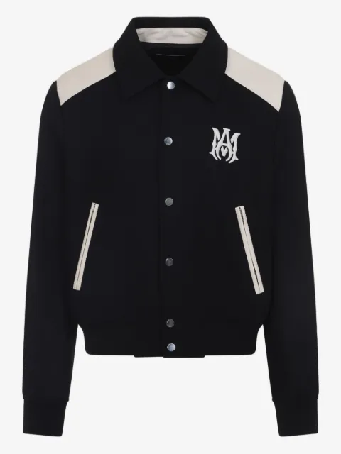 AMIRI varsity logo-embroidered jacket