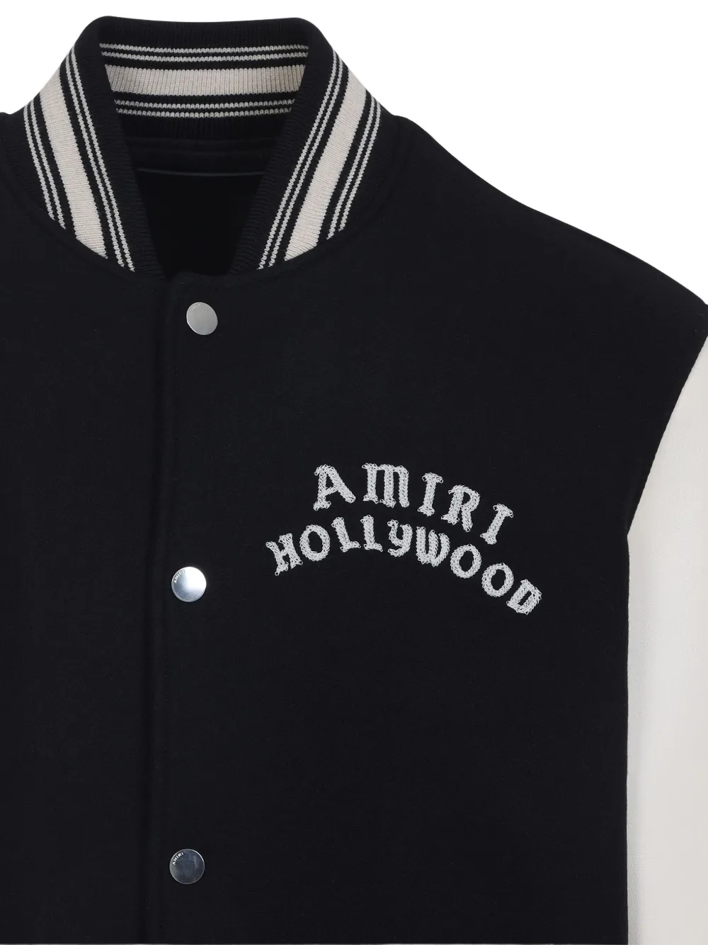 AMIRI varsity wool jacket Zwart