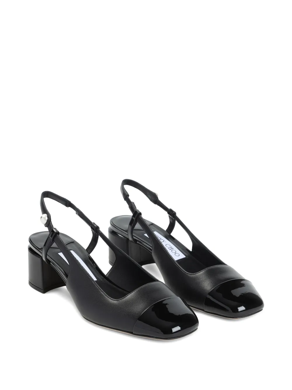Jimmy Choo 45mm Elisa slingback pumps Black