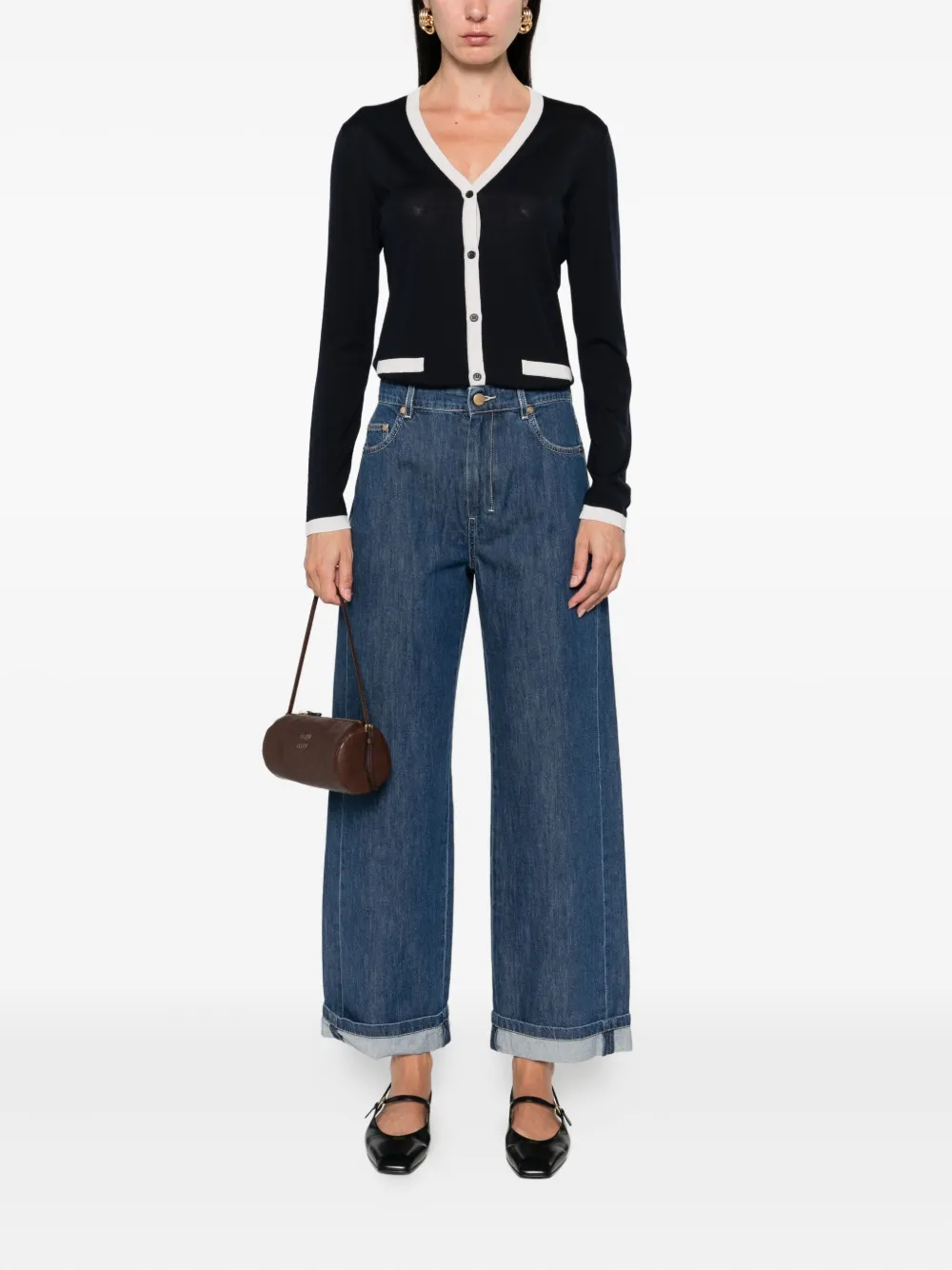 'S Max Mara cuffed jeans Blauw