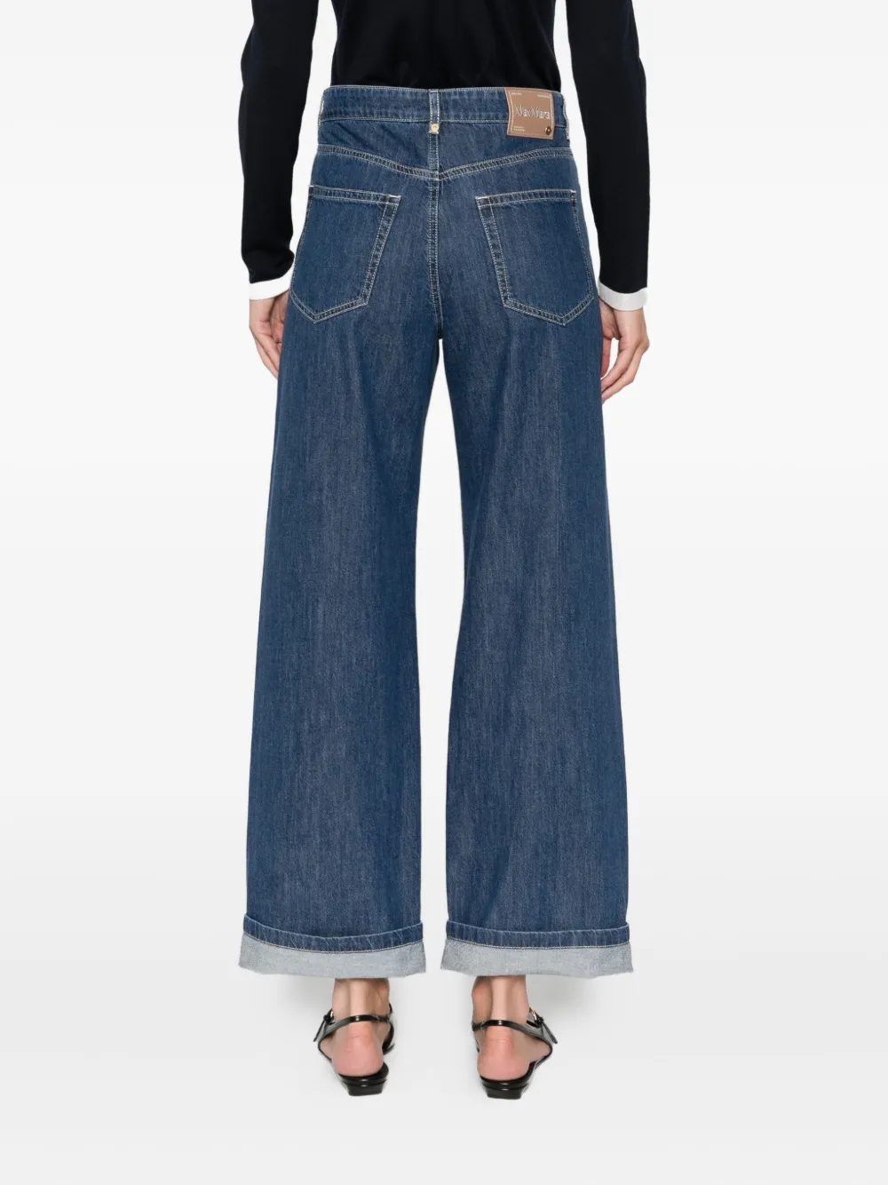 'S Max Mara cuffed jeans Blauw