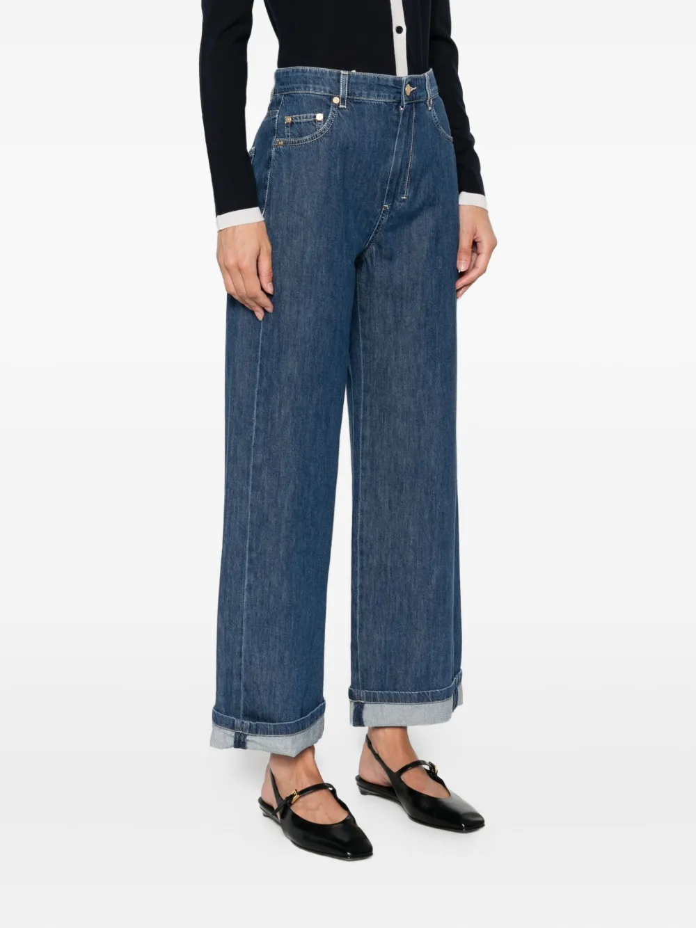 'S Max Mara cuffed jeans Blauw