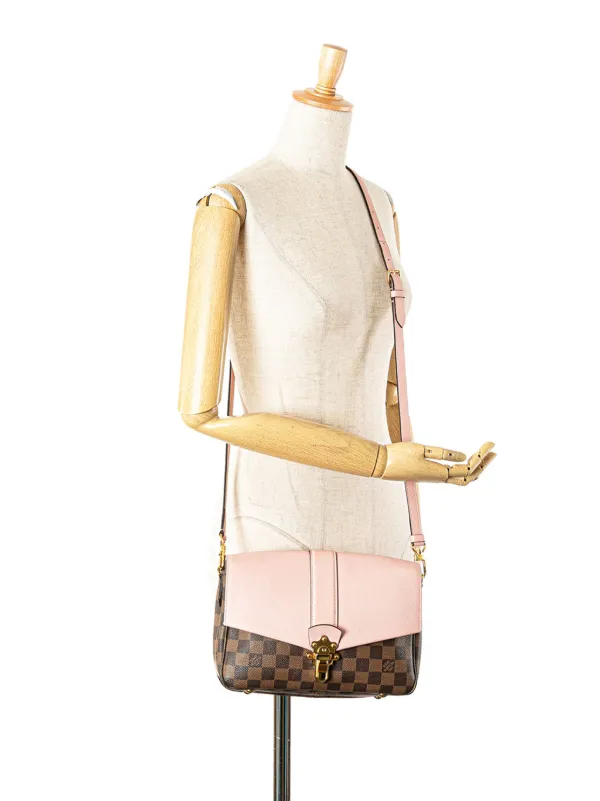Louis Vuitton Pre-Owned 2018 Damier Ebene Clapton PM Crossbody Bag