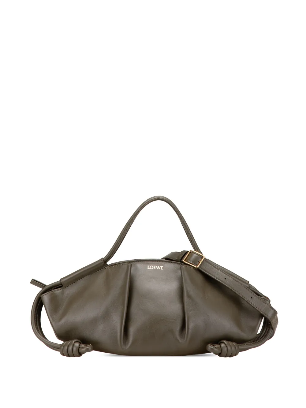 Loewe Pre-Owned 2022 スモール ナッパ パセオ サッチェルバッグ - ブラウン Loewe Pre-Owned 2022 スモール ナッパ パセオ サッチェルバッグ - ブラウン