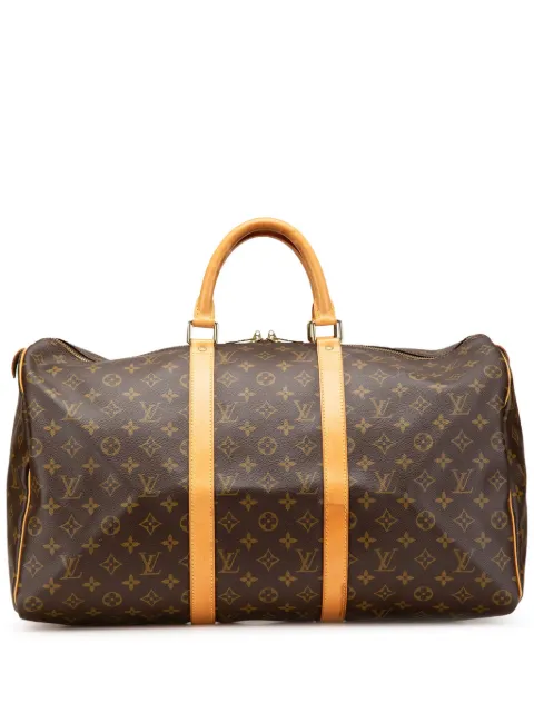 Louis Vuitton Pre-Owned شنطة سفر 'مونوغرام كيبول 50' 1998