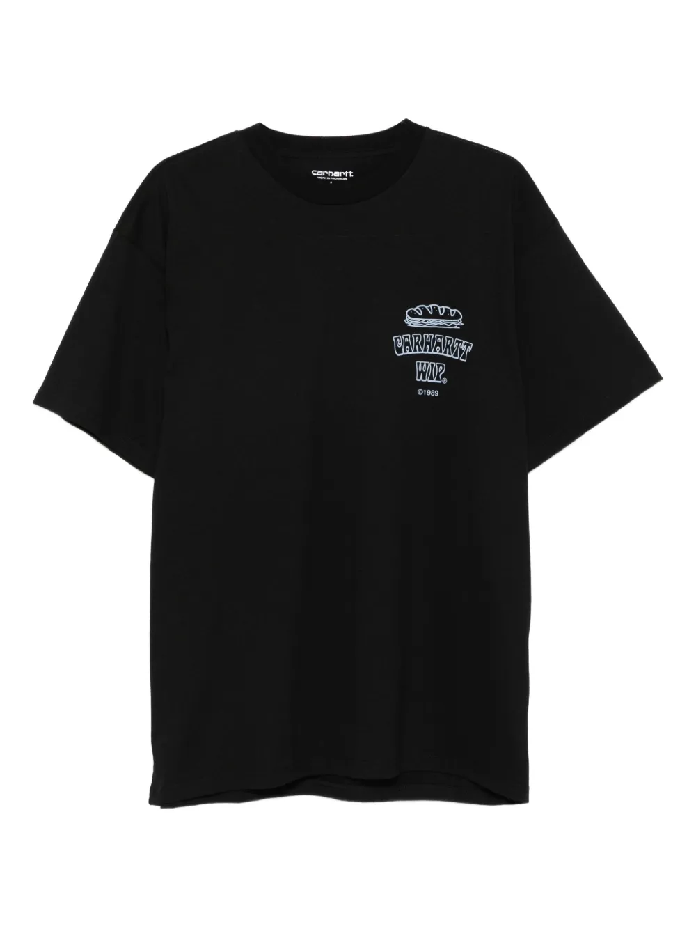 Carhartt WIP Sandwich T-shirt met geborduurd logo Zwart