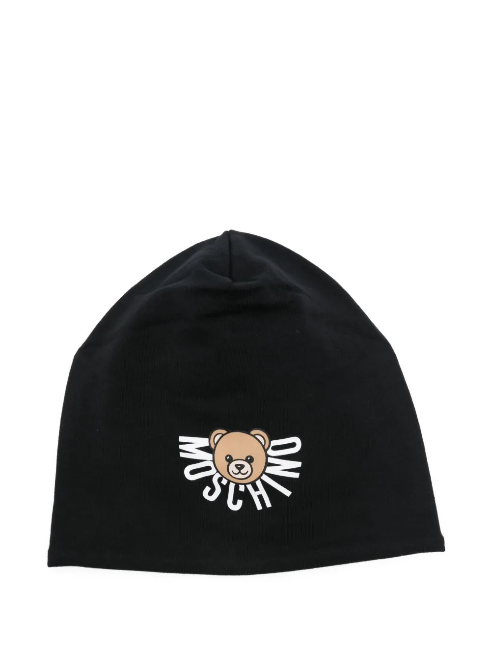 Moschino Kids Teddy Bear-logo beanie Zwart