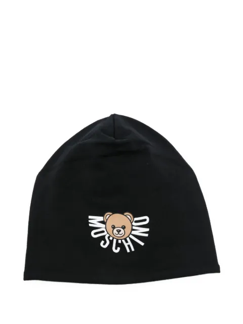 Moschino Kids Teddy Bear-logo beanie