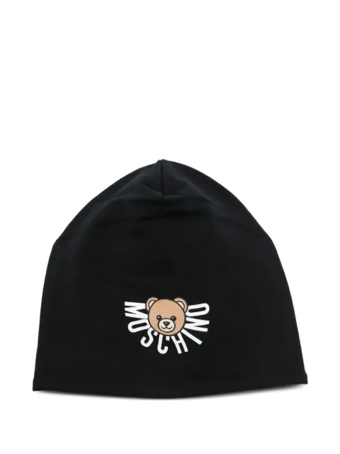 Moschino Kids Teddy Bear-logo beanie