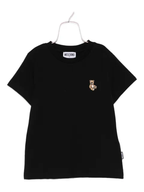 Moschino Kids Teddy Bear-embroidered T-shirt