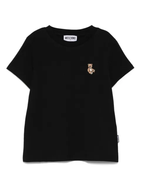 Moschino Kids Teddy Bear-embroidered T-shirt