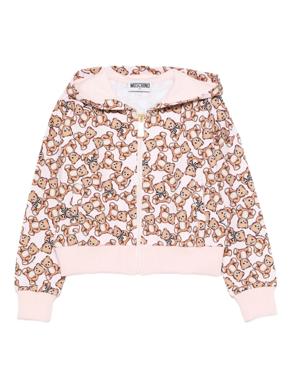 Moschino Kids Jack met capuchon Roze