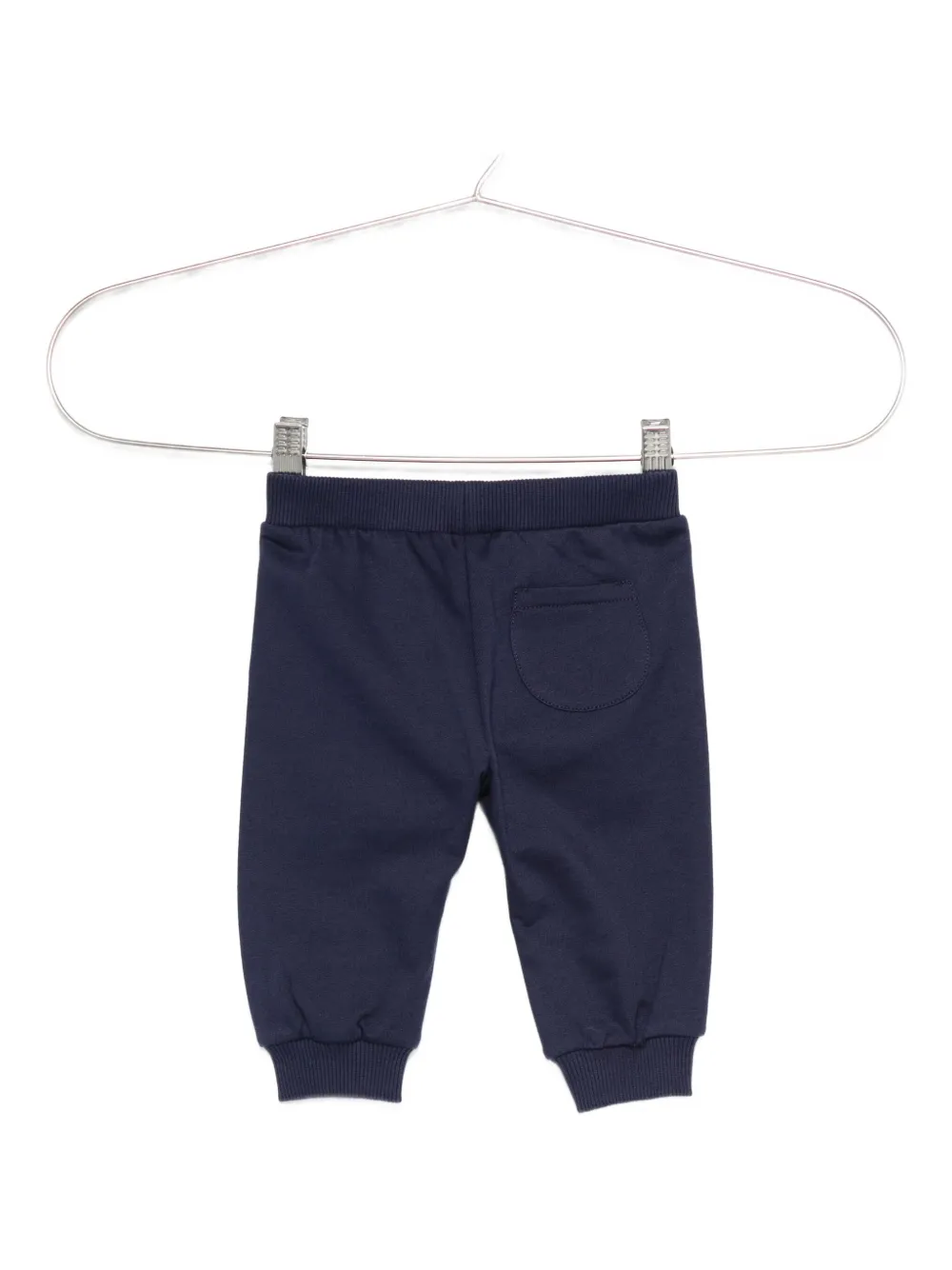 Moschino Kids Trainingsbroek met print Blauw