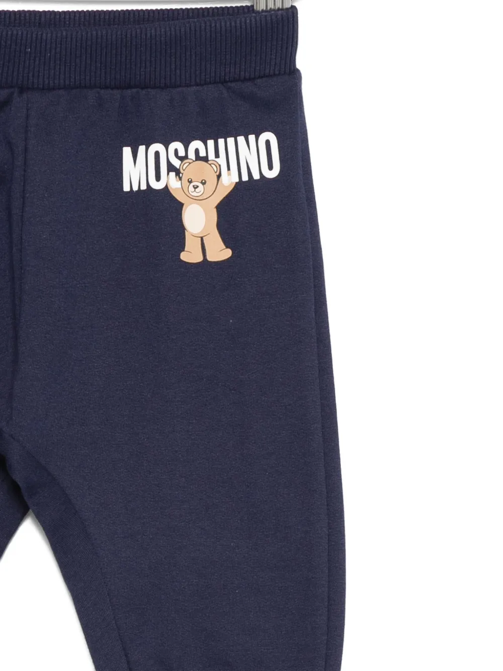 Moschino Kids Trainingsbroek met print Blauw