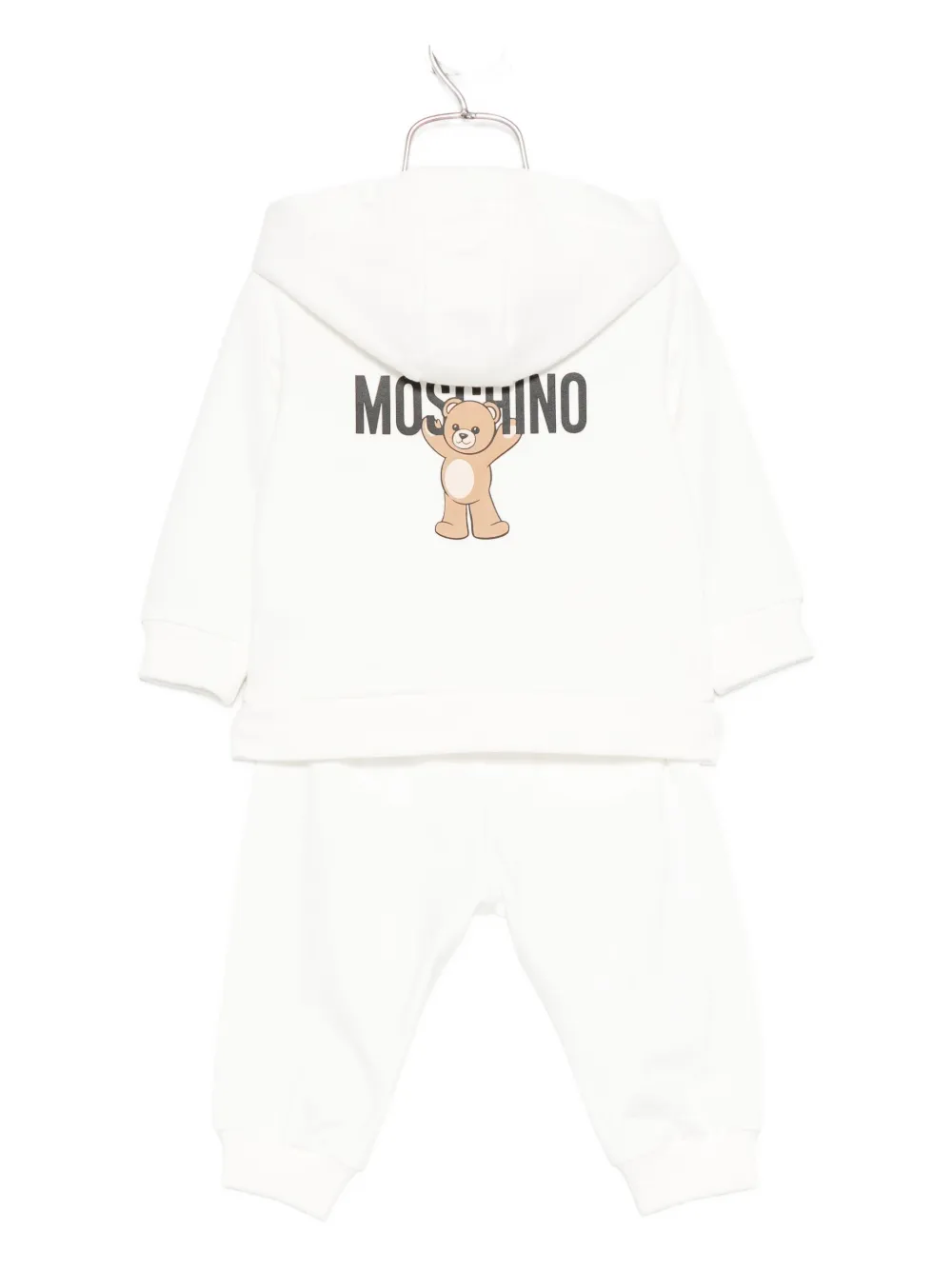 Moschino Kids Trainingspak met teddybeerprint Wit