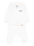 Moschino Kids teddy-print tracksuit set - White