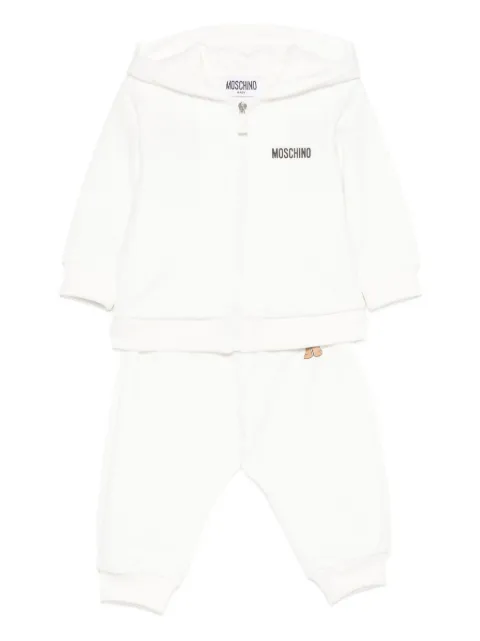 Moschino Kids teddy-print tracksuit set