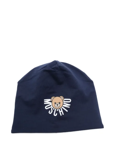 Moschino Kids Teddy Bear-logo beanie