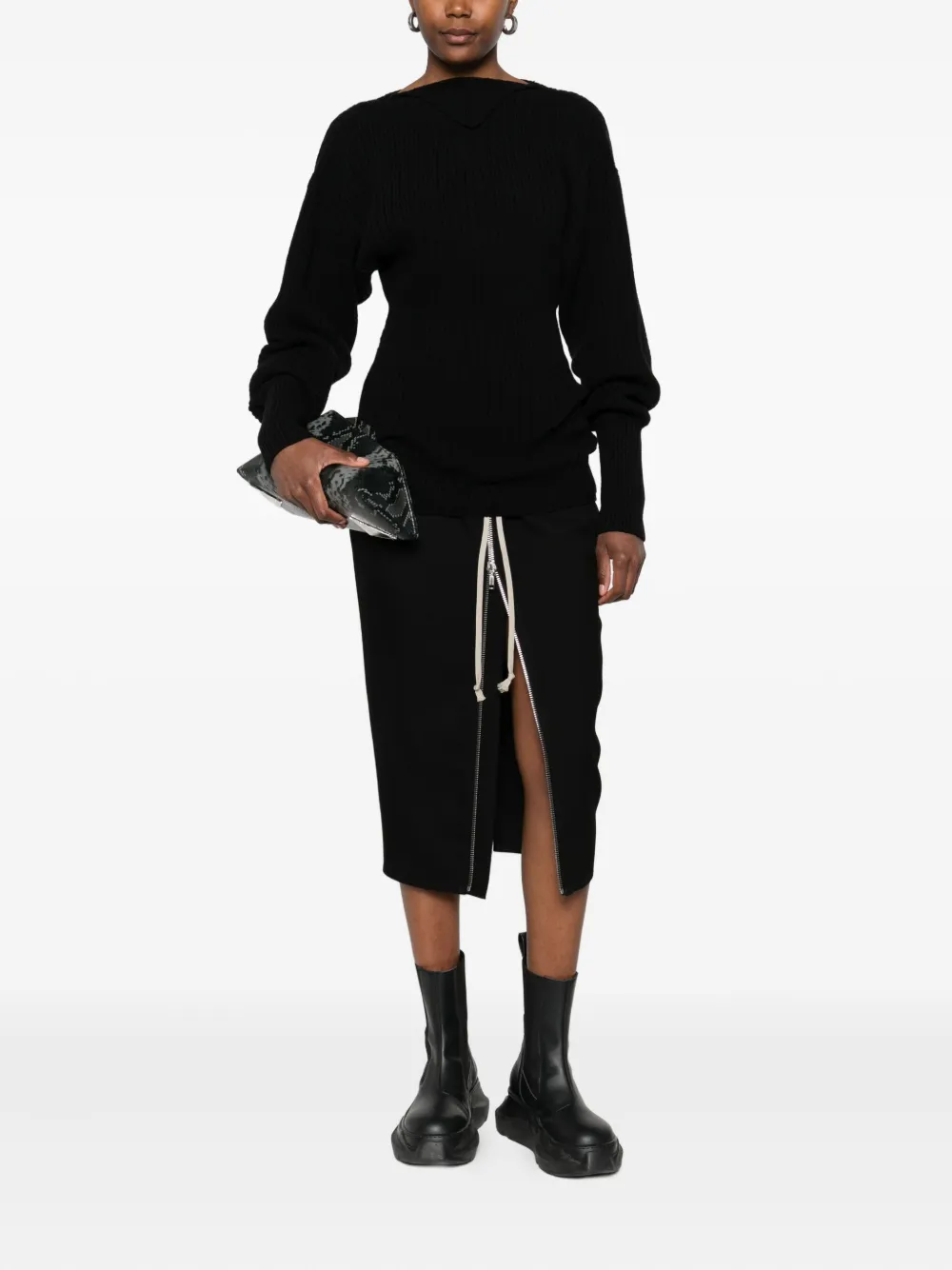 Rick Owens ribbed wool jumper | Knitted Sweaters | Image 2