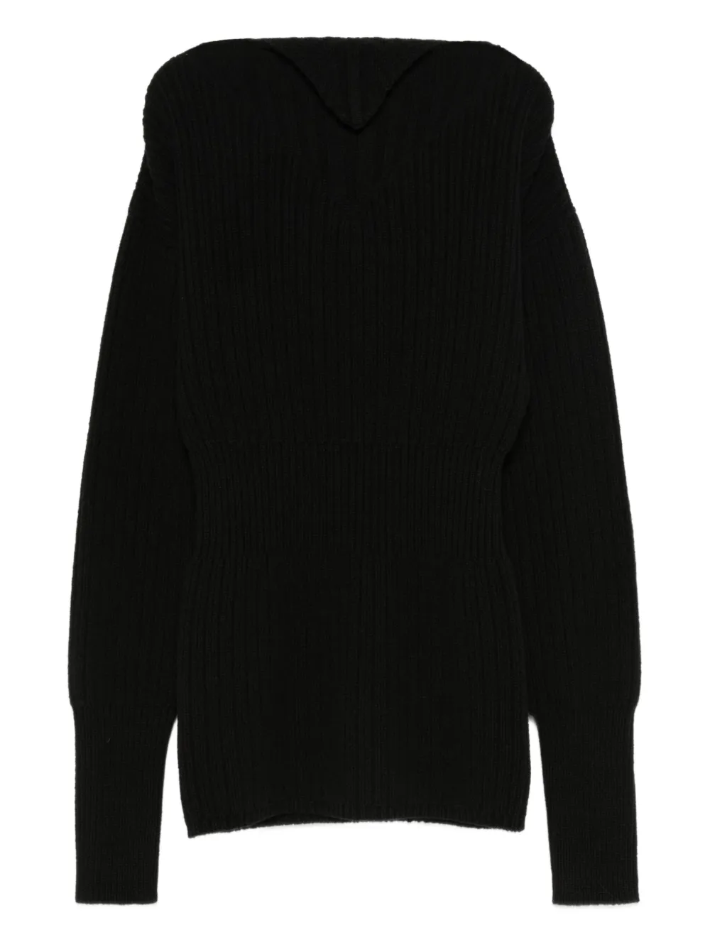 Rick Owens ribbed wool jumper | Black | Image 1