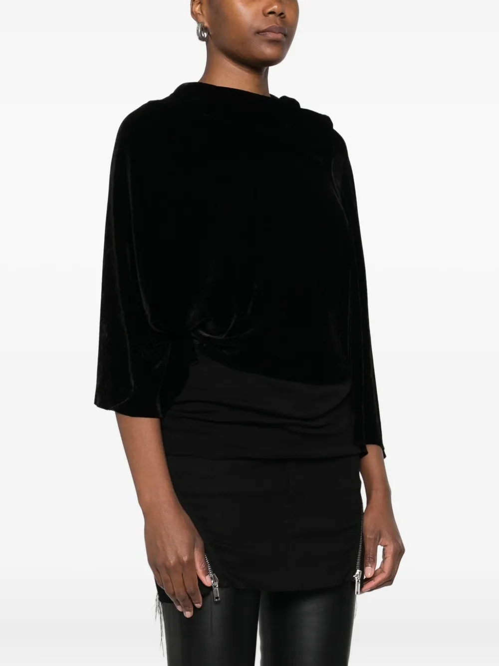 Rick Owens Katoenen top Zwart
