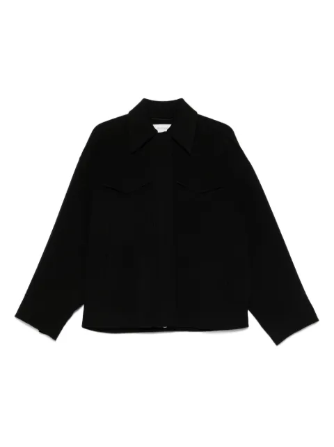 Sportmax جاكيت صوف بياقة مدببة