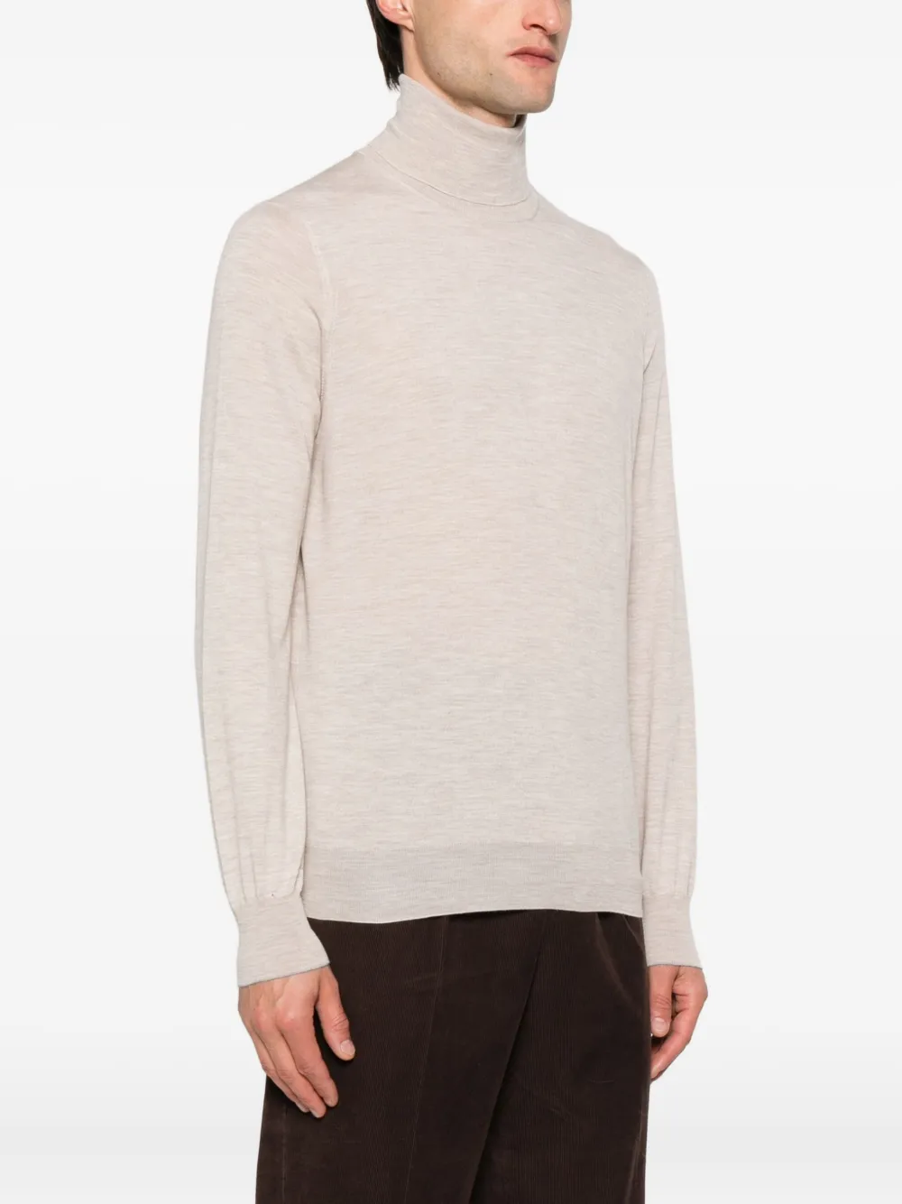 Brunello Cucinelli Trui van scheerwol Beige