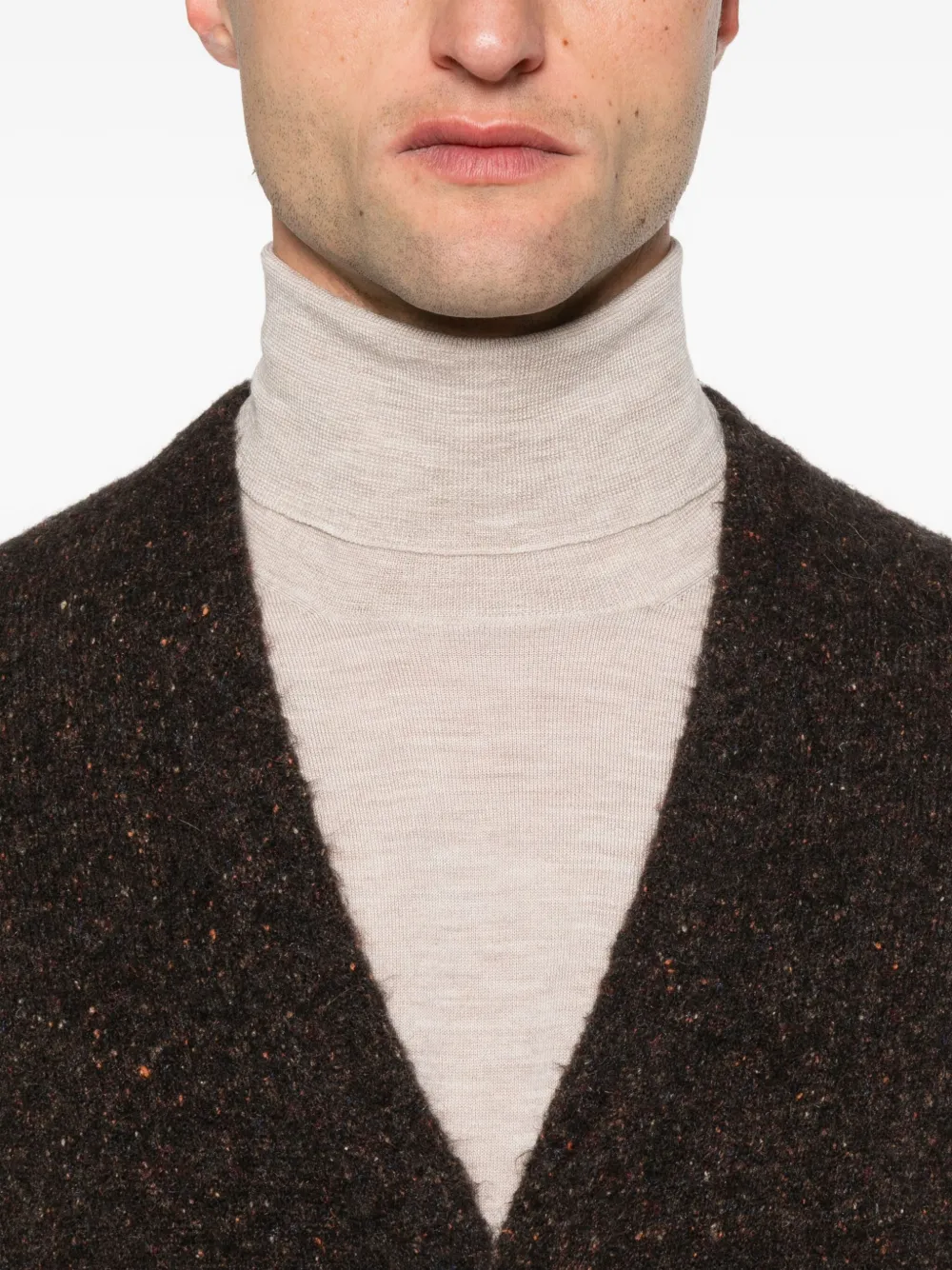 Brunello Cucinelli Trui van scheerwol Beige