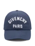 Givenchy logo-embroidered cap - Blue